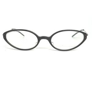 Oliver Peoples Inspire Eyeglasses Black Silver Cat Eye Frame 48-19-135 BK 21696